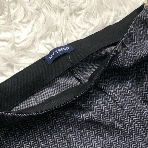 Tweed Ankle Crop Slim Pants - Picture 4 of 9